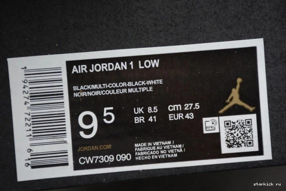 Low CW7309-090 Galaxy Air Jordan 1 CW7309-090 0804